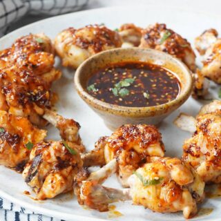 firecracker chicken lollipops