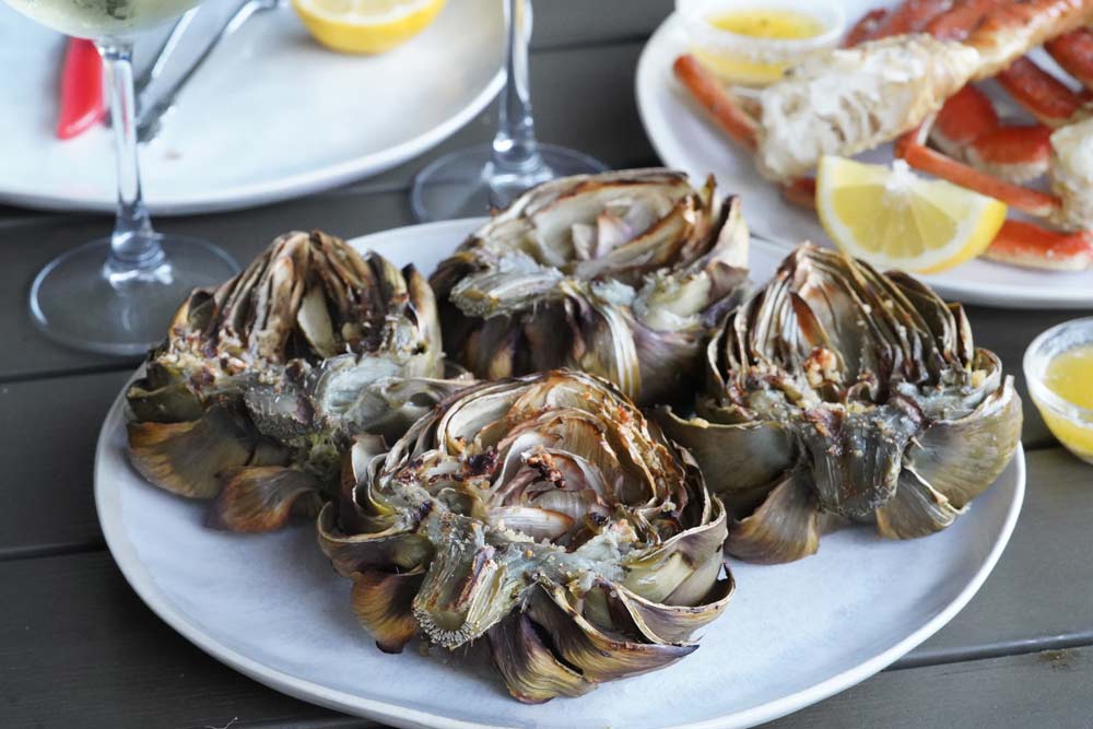 grilled artichokes