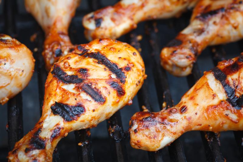 grilled chicken drumsticks