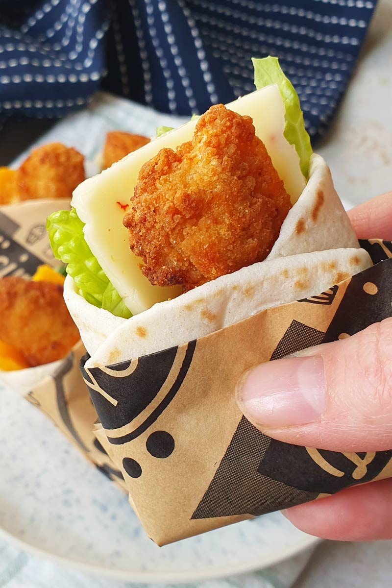 mini chicken wraps