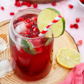Virgin pomegranate fizz