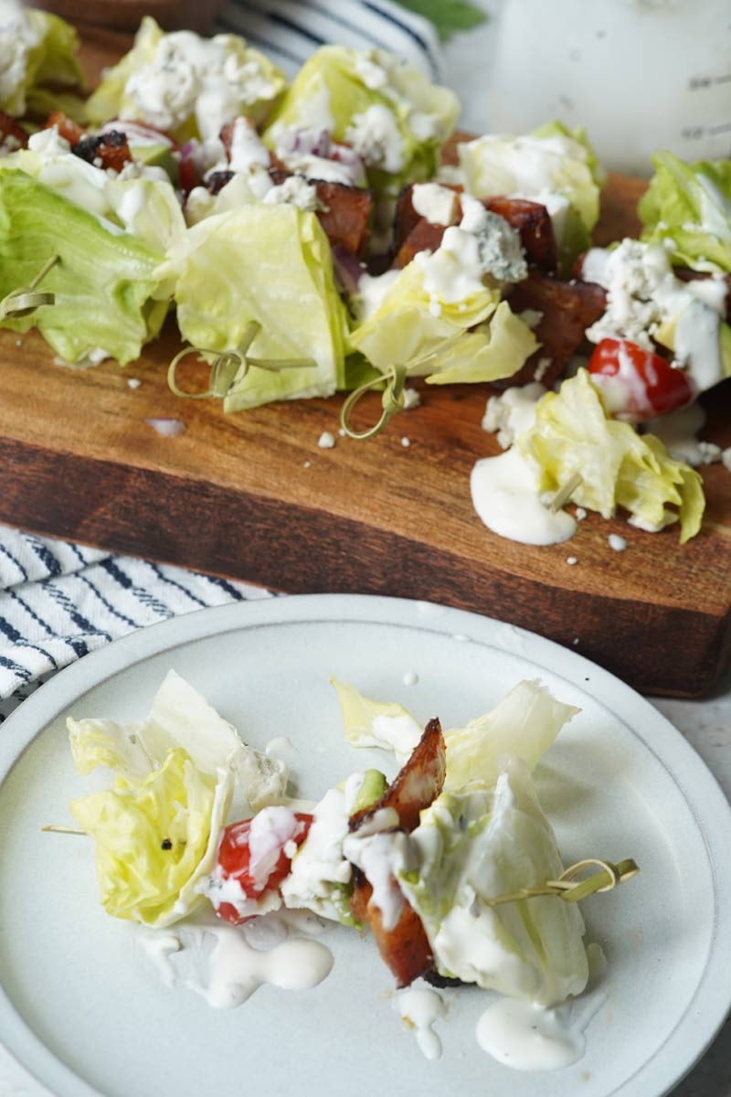 wedge salad skewers