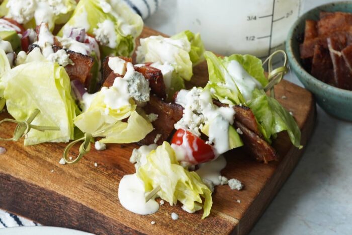 wedge salad skewers