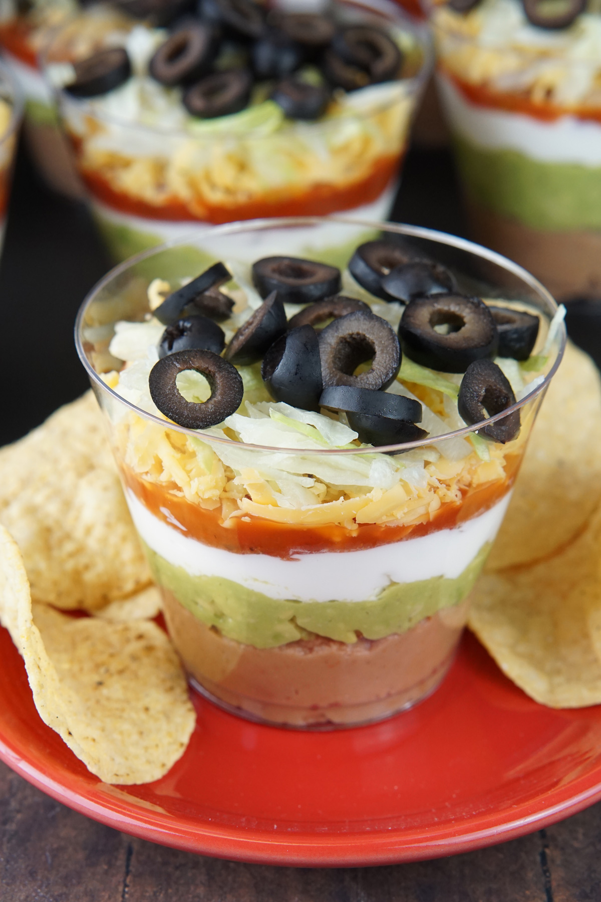 7-layer dip cups