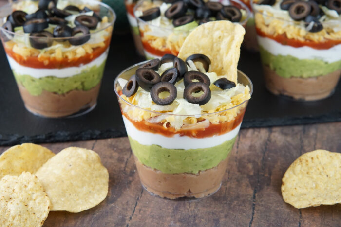 7-layer dip cups