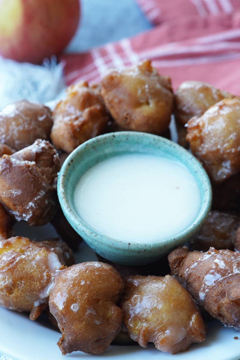apple fritter bites