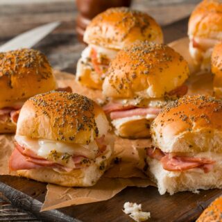 Ham and cheese sliders