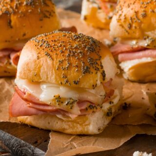Ham and cheese sliders