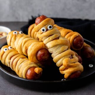 Halloween mummy dogs