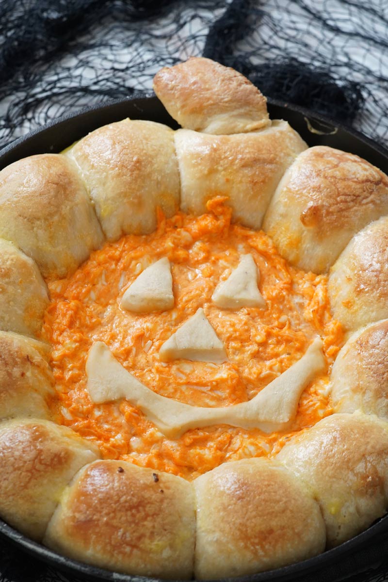 buffalo dip jack o lantern
