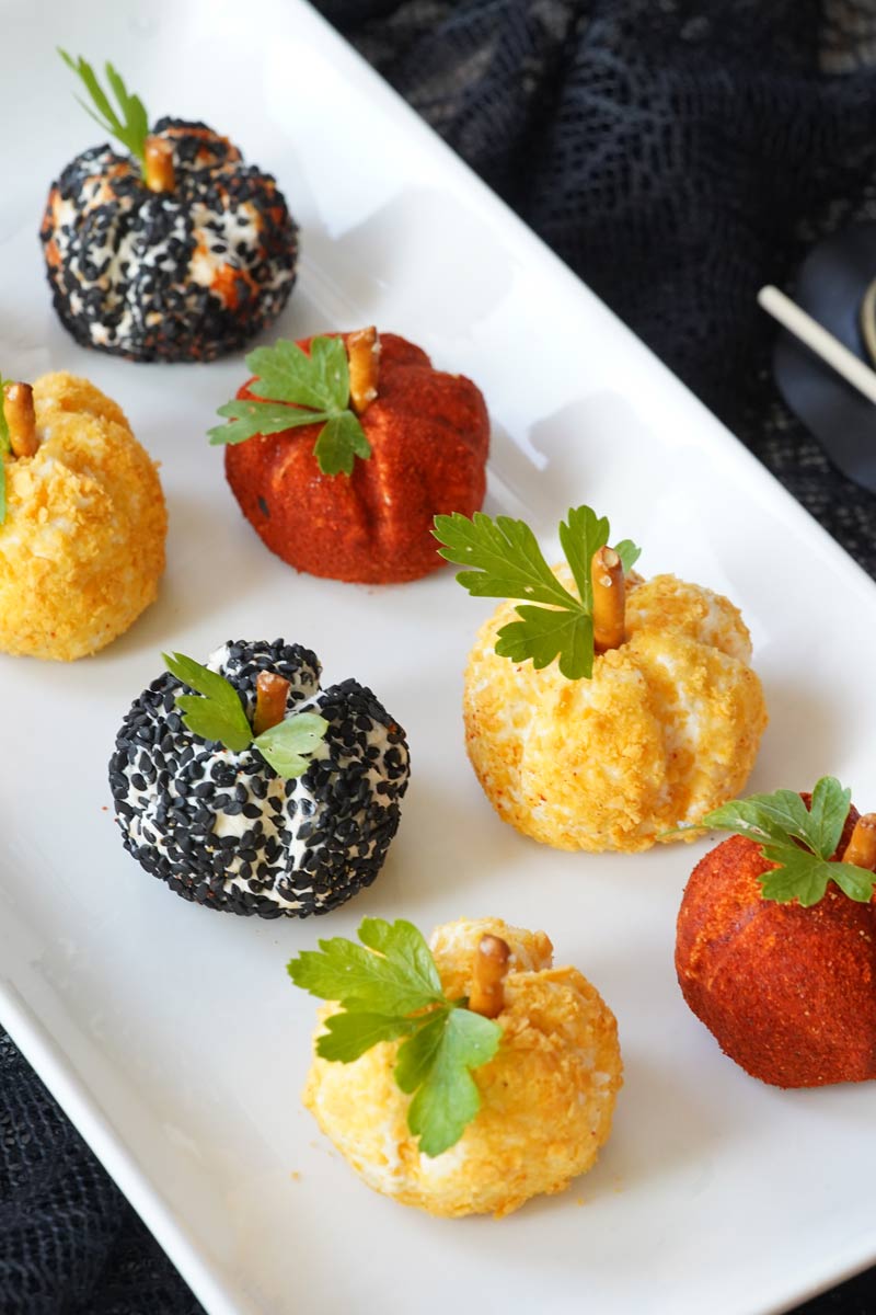 Pumpkin cheese balls