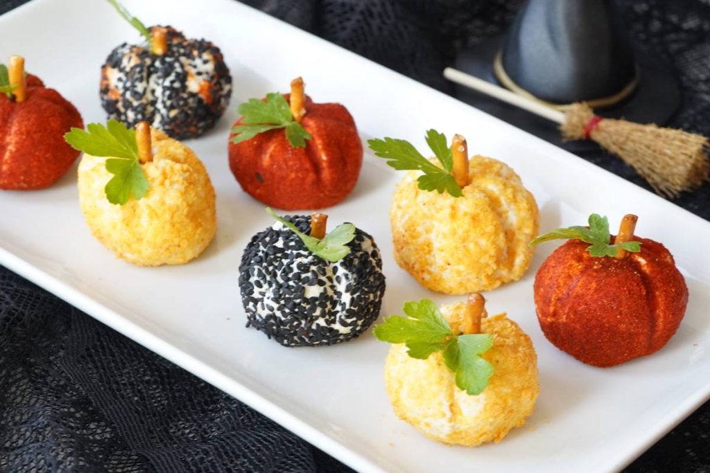 Pumpkin cheese balls