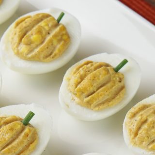 Thanksgiving deviled eggs