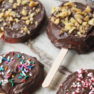 chocolate covered apples