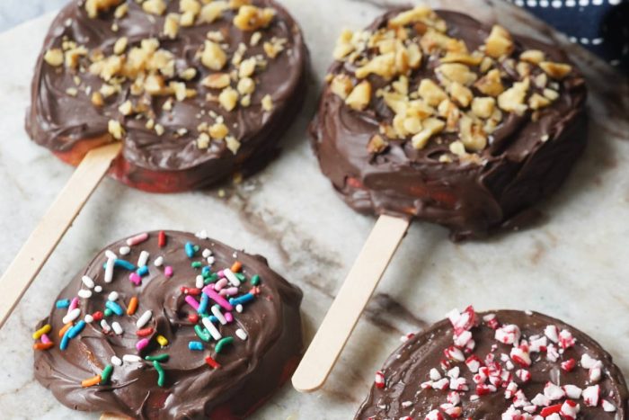chocolate covered apples