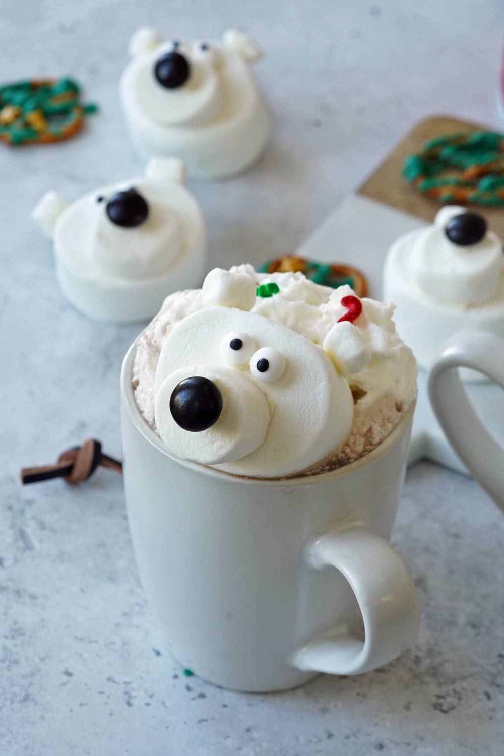 polar bear marshmallows