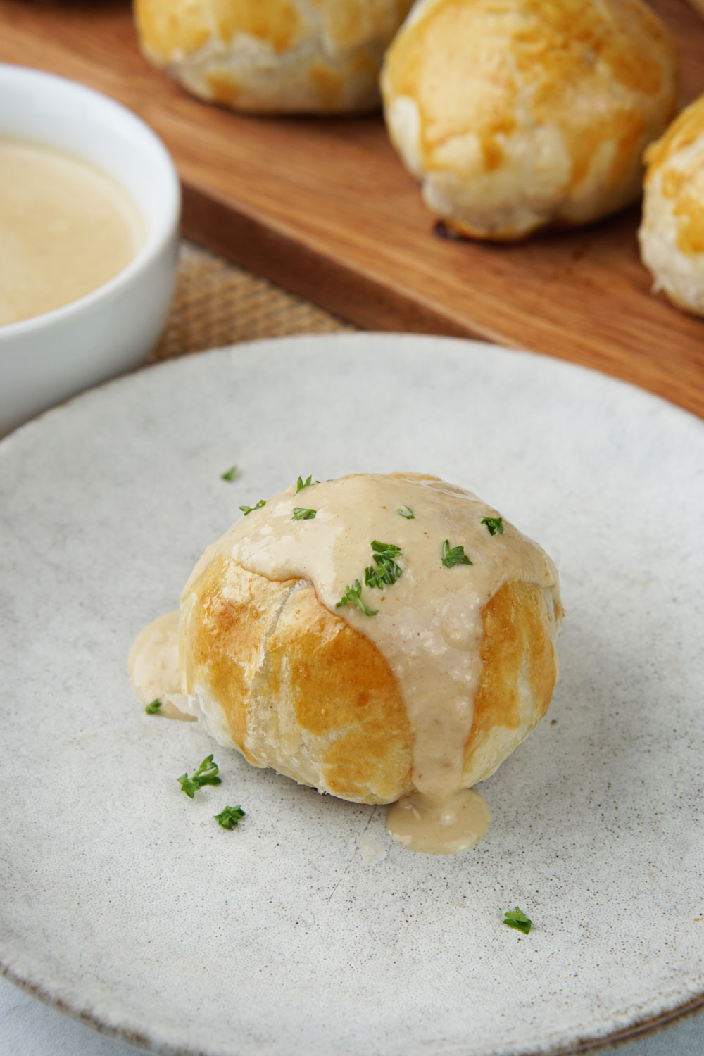 Beef wellington bites