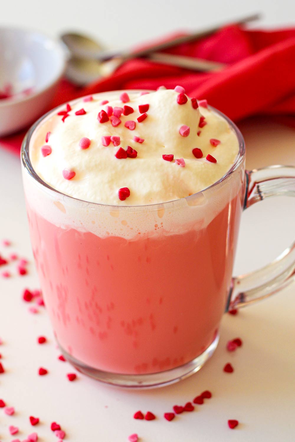 red velvet hot chocolate