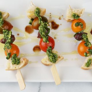 Panzanella skewer