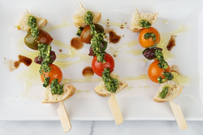 Panzanella skewer